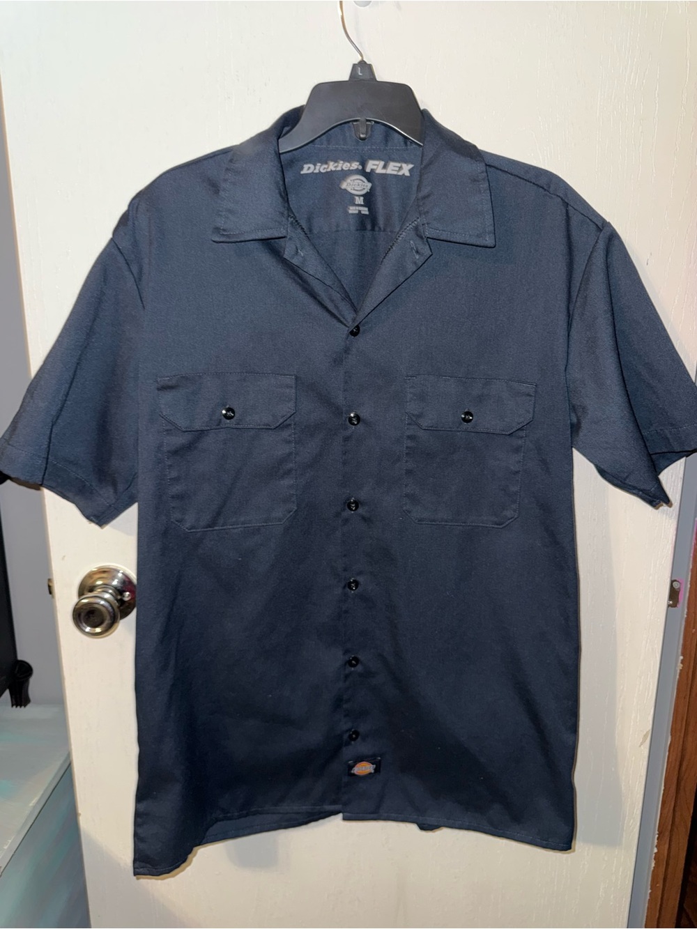 Dickies Flex Men's Short Sleeve Work Shirt - Black